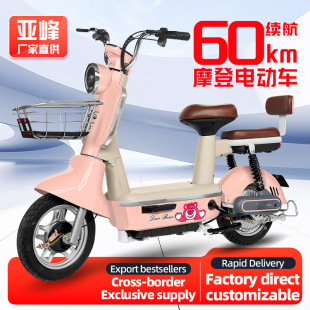 現貨出口便捷成人代步電動車自行車工廠源頭批發電瓶車爆款直銷工