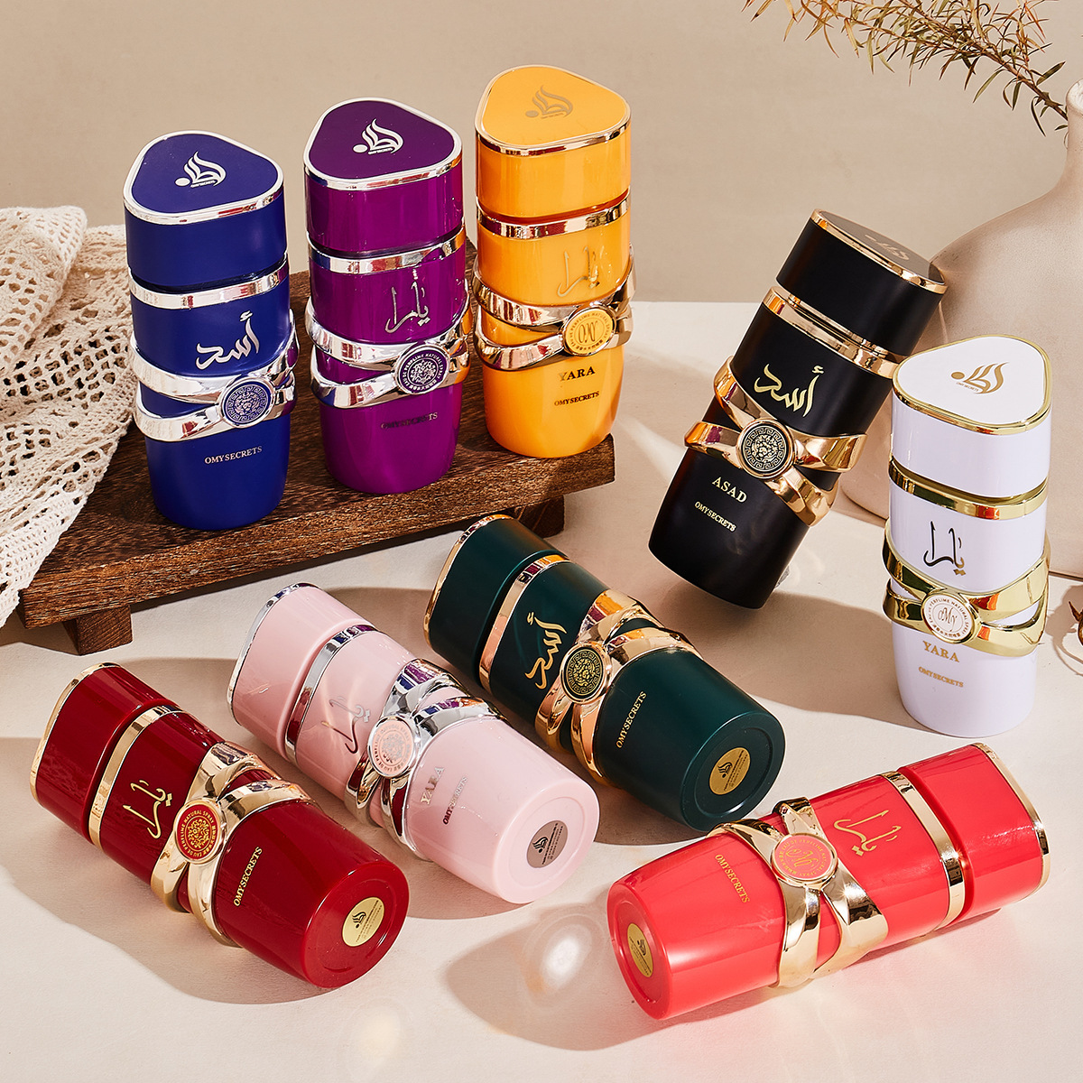 Perfumes transfronterizos para hombres y mujeres ASAD comercio exterior árabe LATAFAYARA madera fragancia Oriente Medio fragancia Dubai