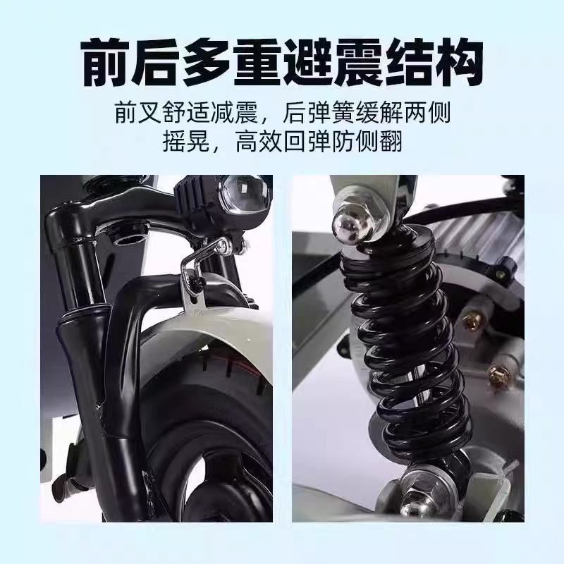 Electric Mobility Scooter for Elderly, Small Household Use, Child Transport, Women's Folding Parent-Child Scooter, Lightweight Electric Vehicle