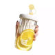 Wholesale cold extraction water cup ins wind high color value glass cup tea separation tea cup for men and women students portable suction