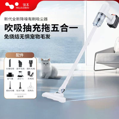 New Model of Car-Mounted Wireless Vacuum Cleaner Tozsoranlar - lt-6635-brushed-vacuum-cleaner-extension-wand-floor-brush-white-5-batteries