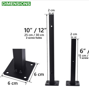 Cross-Border Black Gold Shelf Bracket Metal Country Wall Floating Shelf Rack Wall-Mounted Heavy-Duty Iron Bracket