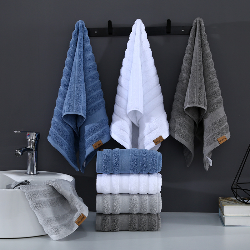 Pure Cotton Towel Wholesale Factory Thick 100% Cotton Home Face Towel Soft Absorbent Out-of-Stock Supermarket Gift Towels