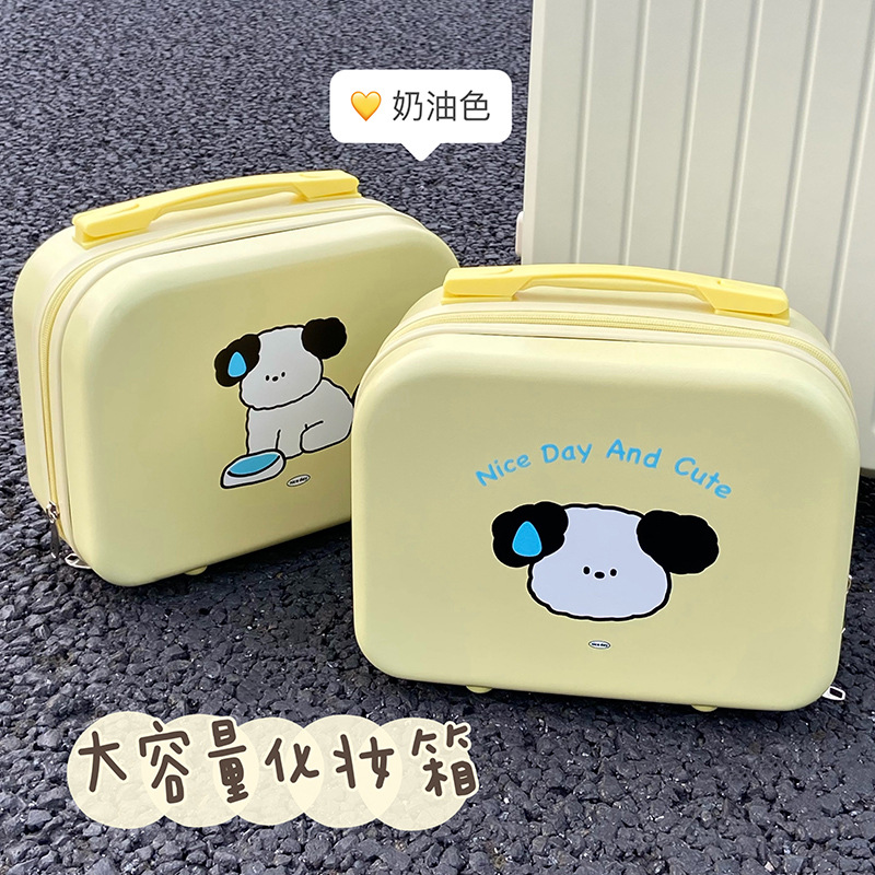 2022 nuevo original ins estilo lindo de la historieta caja de cosméticos portátil de gran capacidad bolsa de cosméticos caja de almacenamiento