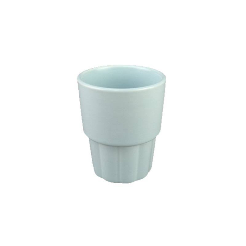 Transfronterizo simple de temperatura media de cerámica macarrón taza de enjuague bucal taza de picnic al aire libre taza de cerámica de color sólido
