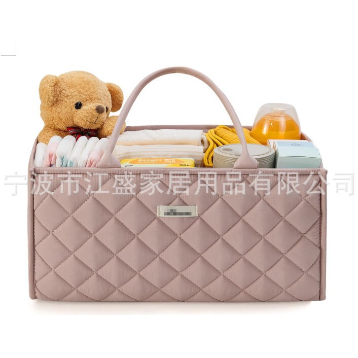 Water-Resistant Multifunctional Diaper Storage Bag, Car-Mounted Baby Changing Basket, Compartmentalized Diaper Bag, Available in Multiple Colors Water-Resistant Multifunctional Diaper Storage Bag, Car-Mounted Baby Changing Basket, Compartmentalized Diaper Bag, Available in Multiple Colors