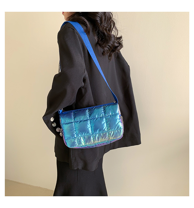 Women's Medium Polyester Plaid Fashion Square Zipper Crossbody Bag display picture 14