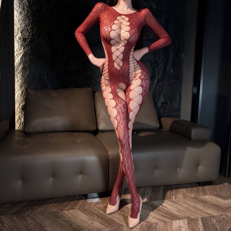 Sexy leopard print jacquard sheer lingerie, erotic underwear, hot girl style, tearable one-piece fishnet bodysuit 88 Sexy leopard print jacquard sheer lingerie, erotic underwear, hot girl style, tearable one-piece fishnet bodysuit 88