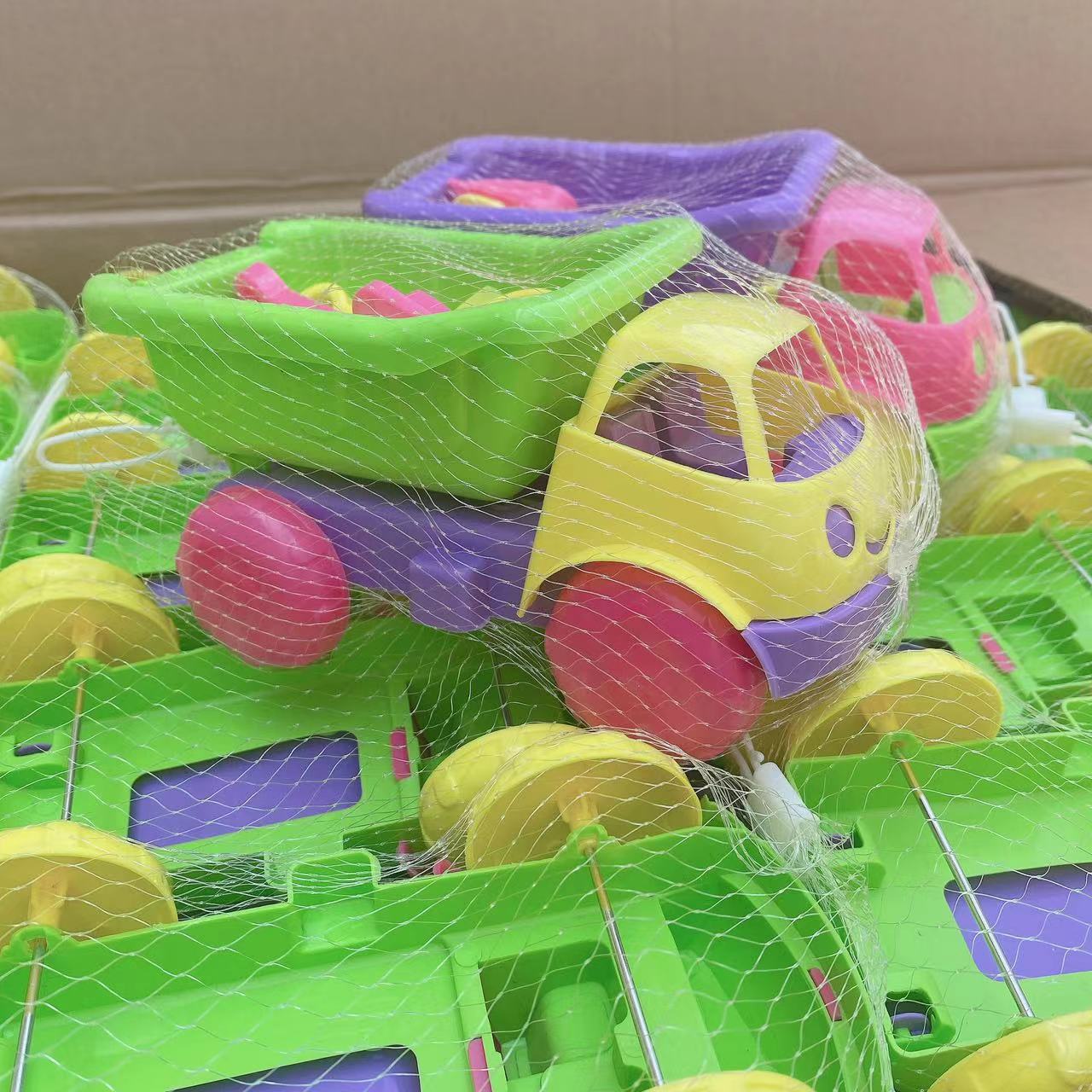 Juguetes para niños, carro de playa, juguetes de agua, bolsas de red de ocio con pala para cavar arena, puesta de arena de verano