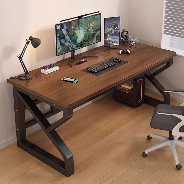 Solid Wood Computer Desk Desktop Desk Long Table Simple Desk Student Home Bedroom E-Sports Table Workbench