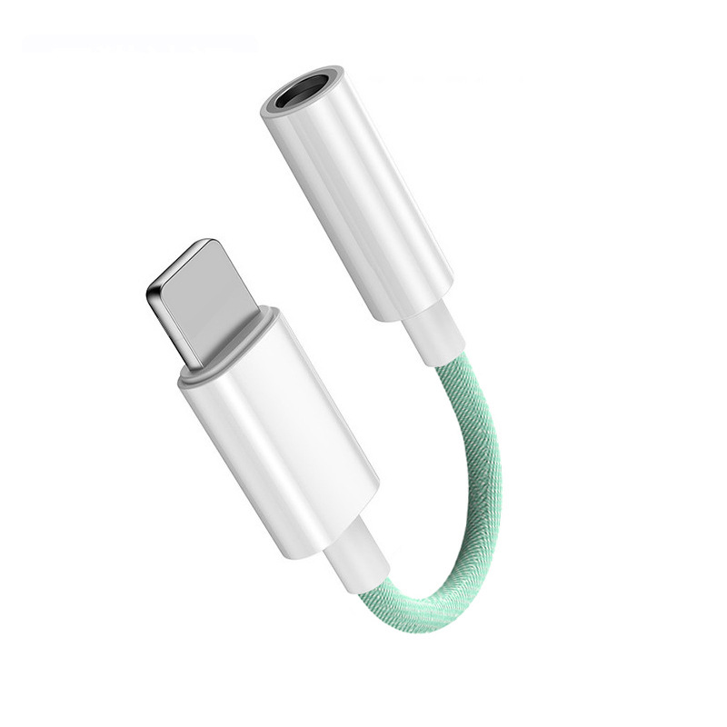 Aplicable a Apple adaptador de audio 3,5mm adaptador de auriculares iphone7 soporte de cable de audio ios13 versión
