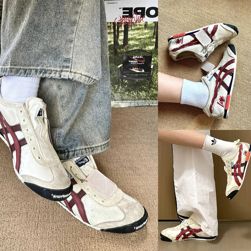 莆田纯原熊猫恶作剧Tiger鬼冢虎一脚蹬复古运动休闲鞋轻便防滑|undefined