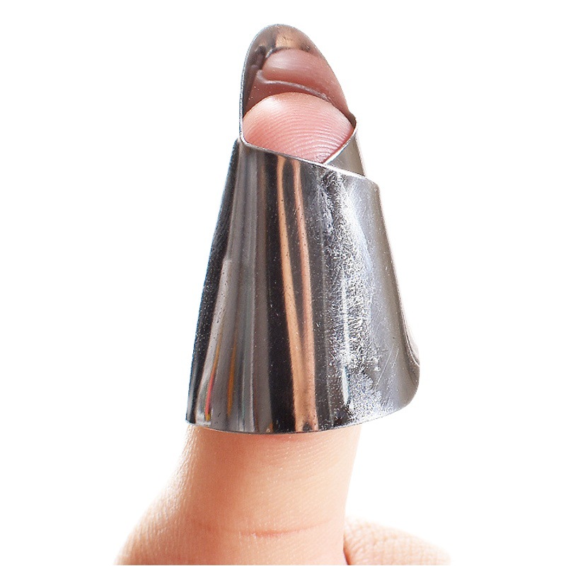 Bean peeling shrimp peeling bean artifact iron nail set Bean pulling finger chicken head rice finger set peeling tool vegetable cutting hand protector