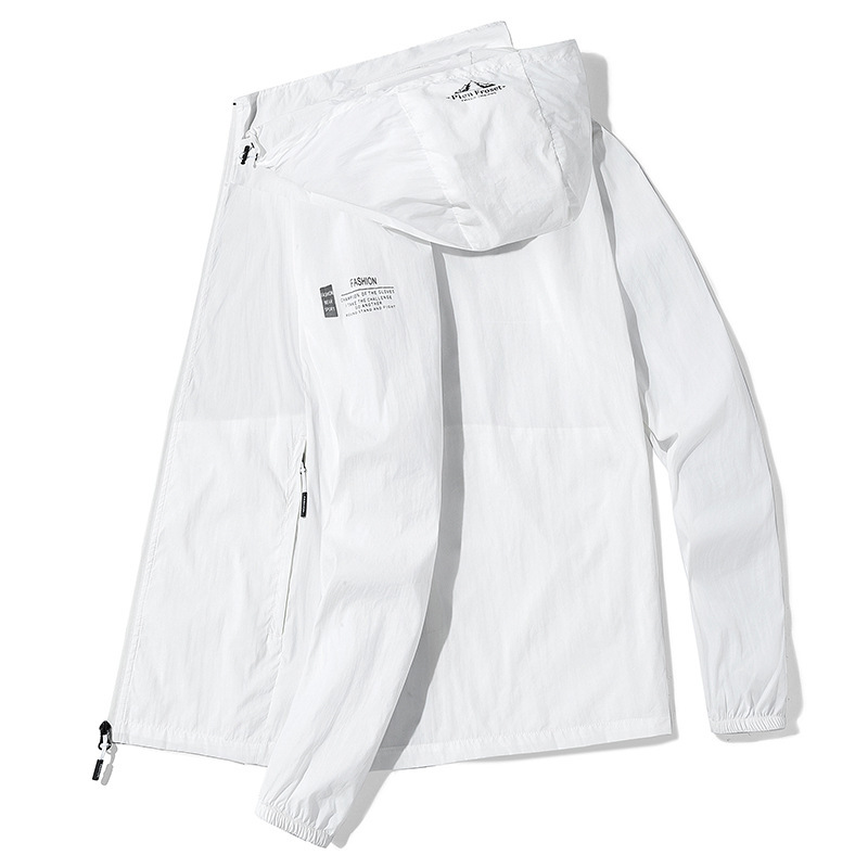 Ice Silk Sun Protection Clothing Men's Summer Ultra-thin UV Protection Skin Jacket Outdoor Sports Fishing Beach Sun Protection Clothing Women