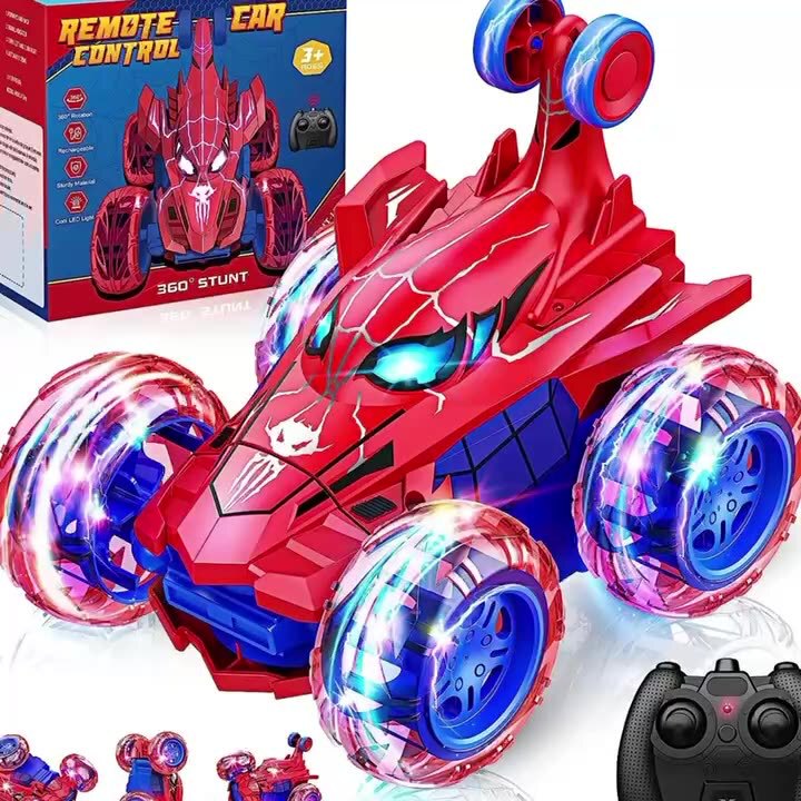 In-Stock Instant Delivery Four-Wheel Drive Off-Road Transforming Remote Control Car, Stunt Climbing with Cool Lights, Cross-Border Electric Toy for Boys In-Stock Instant Delivery Four-Wheel Drive Off-Road Transforming Remote Control Car, Stunt Climbing with Cool Lights, Cross-Border Electric Toy for Boys