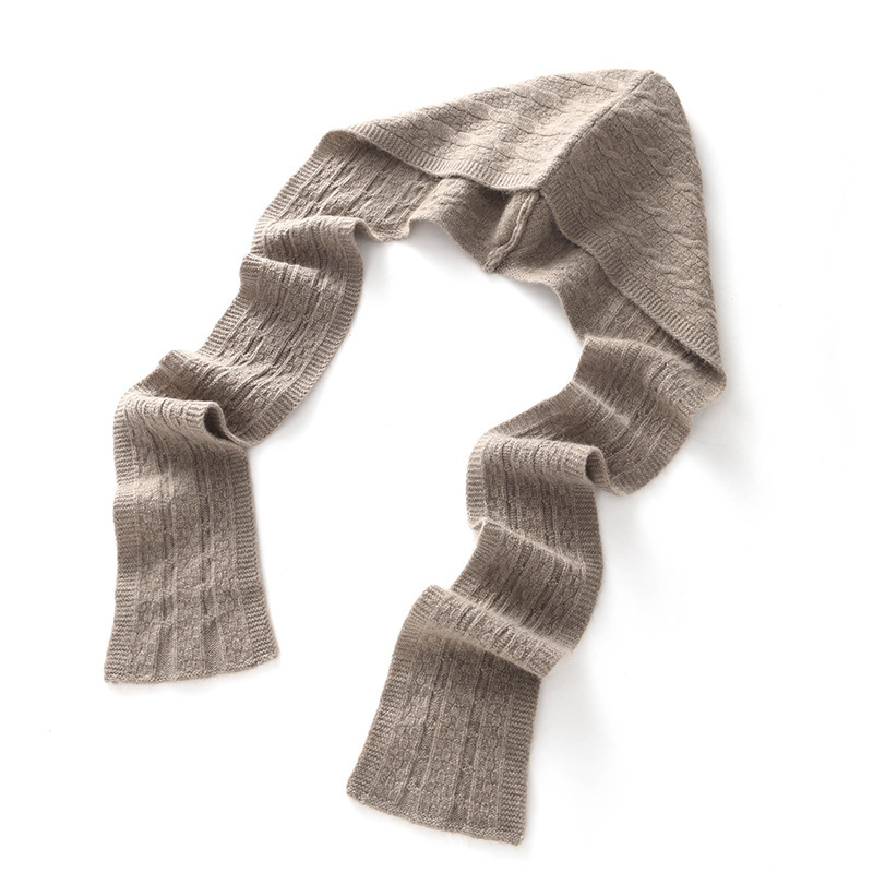 23 autumn and winter cashmere knitted shawl hooded scarf warm towel shoulder pad women's all-match scarf