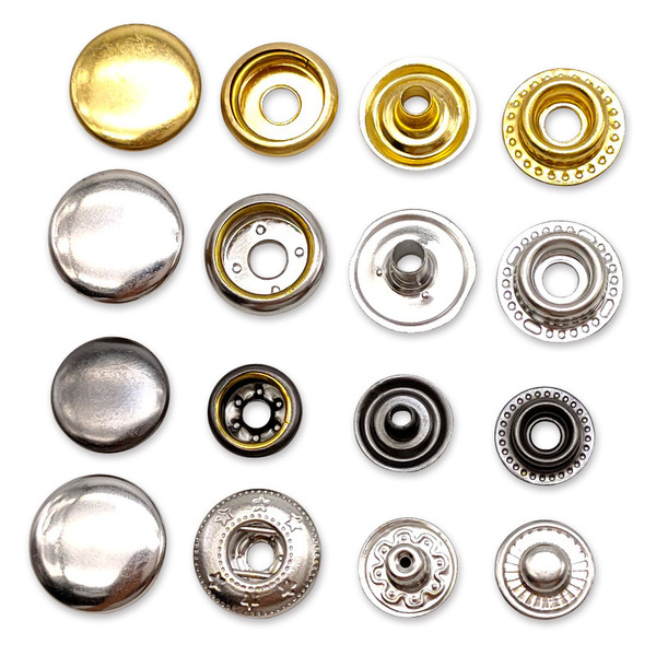 831 Supreme buckle metal invisible hidden buckle presses a round…