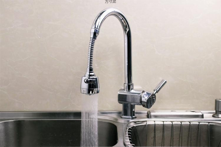 Household faucet extender splash-proof head, rotatable and extended shower head, kitchen splash-proof water extension pipe, wholesale for foreign trade Specification drawing