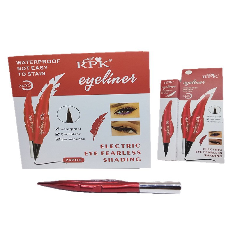 [Solo para exportación / transfronteriza] nuevo comercio exterior RPK eye-liner pen seco rápido anti-transpiración no mareo negro de un solo paquete de eye-liner image 5