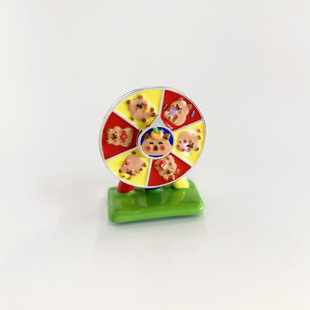 Rotatable S925 Sterling Silver Enamel Beads Capibala Toy Beads Can Be Customized According to Drawings and Samples