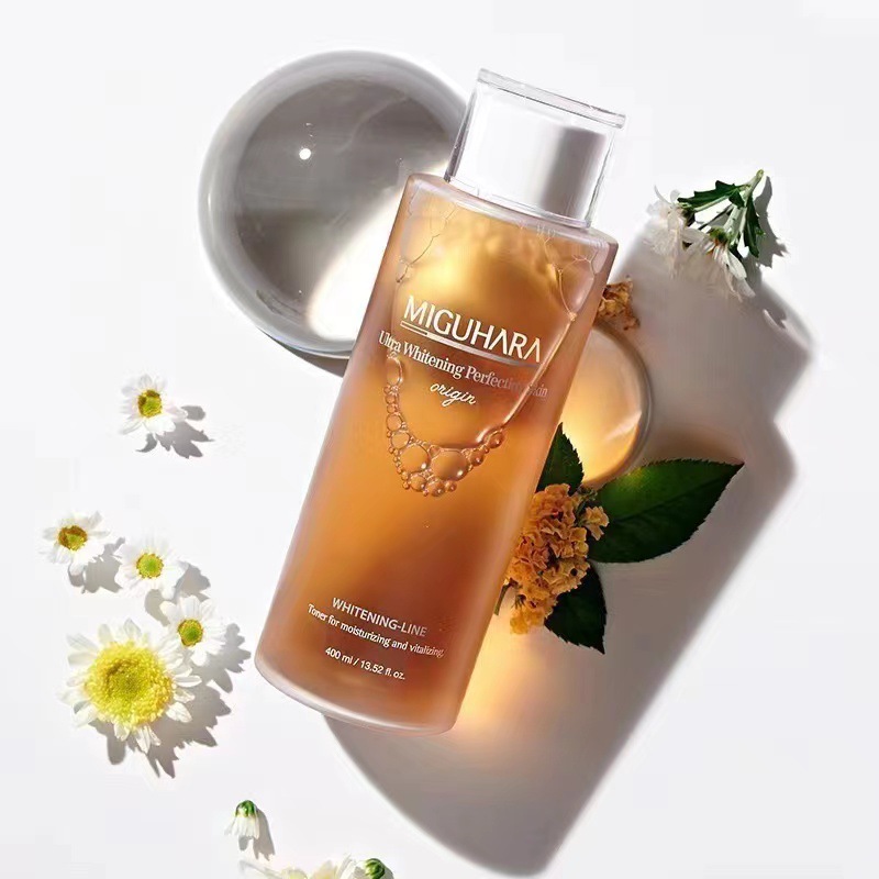 韩国咪咕哈啦m,iguhar爽肤水烟酰胺美大瓶精华水女敷脸补水保湿