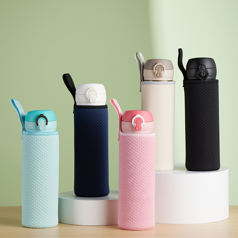 Factory wholesale creative Diamond Cup cover 550ml diving material Cup protective cover glass cup thermos cup cover Factory wholesale creative Diamond Cup cover 550ml diving material Cup protective cover glass cup thermos cup cover