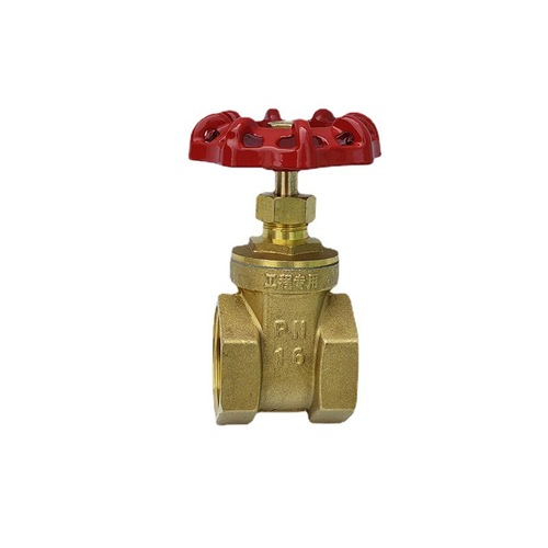 Self-inking brass ball valve, manual switch, dual inner thread, wholesale for water supply pipes and heating systems