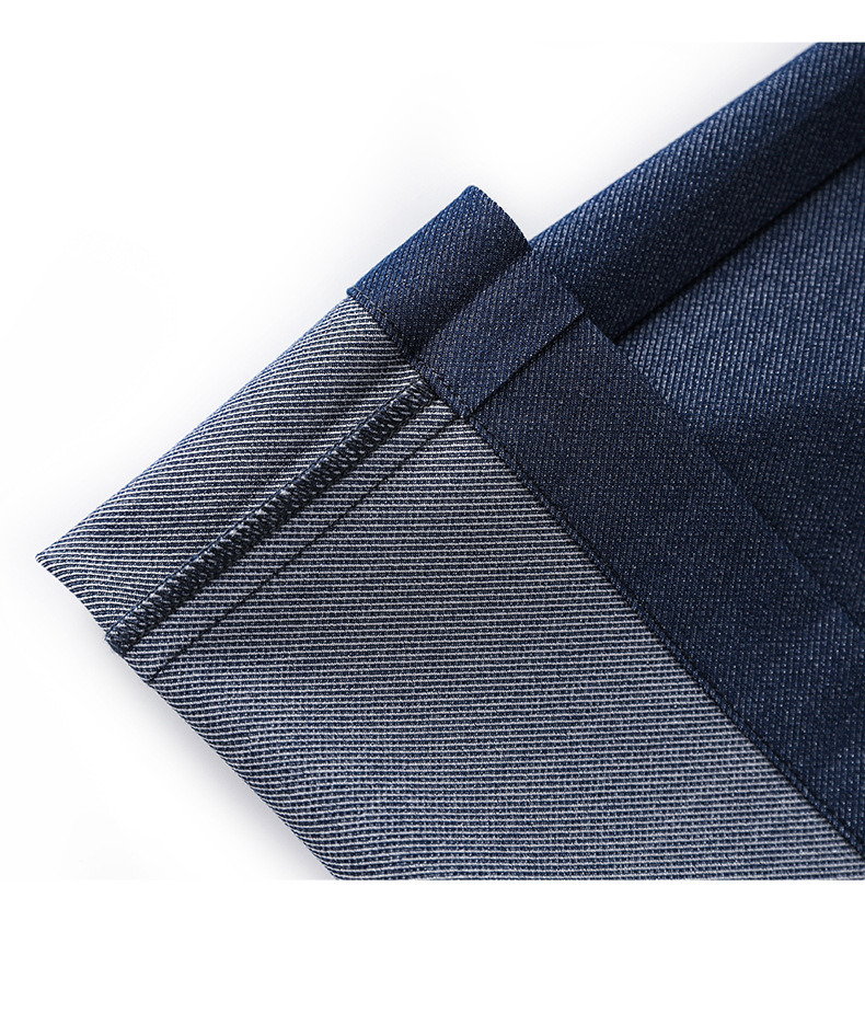 Quần culottes nữ ống rộng dáng suông vải mát lạnh — Màu xanh lam chi tiết 20