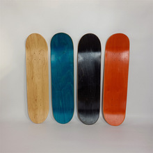 厂家批发 31*8英寸七层全加枫木染色双翘滑板板面四轮滑板板面