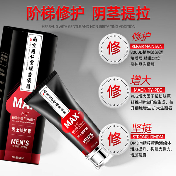 Nutritious repairing cream for intimate use