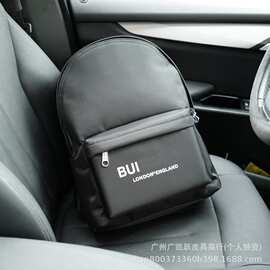 B宝莉24新款字母印花大容量双拉链双肩背旅行包背包图片实拍