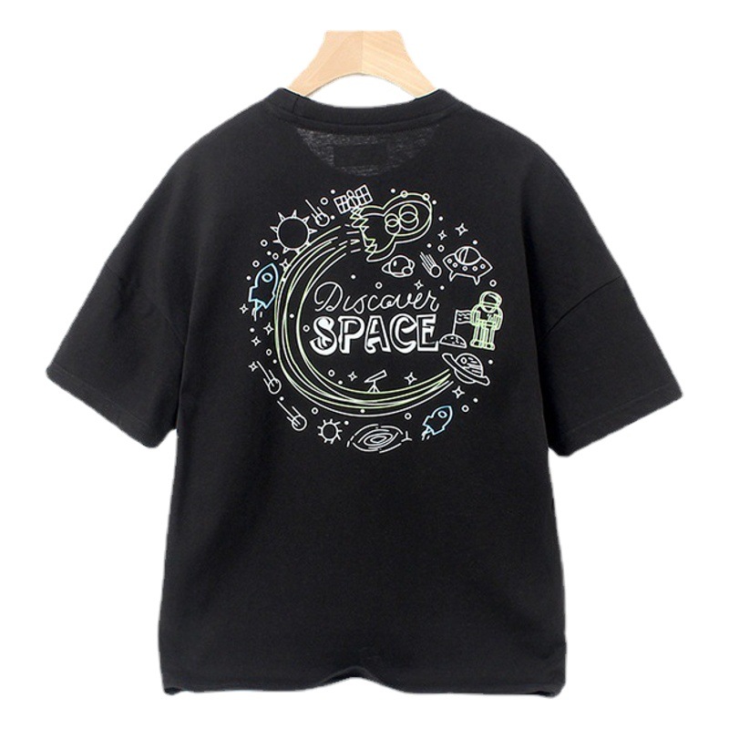 Ropa para niños T verano estilo coreano nuevo manga corta para niños medianos y grandes camiseta transpirable de moda para niños Camiseta de manga corta para niños al por mayor