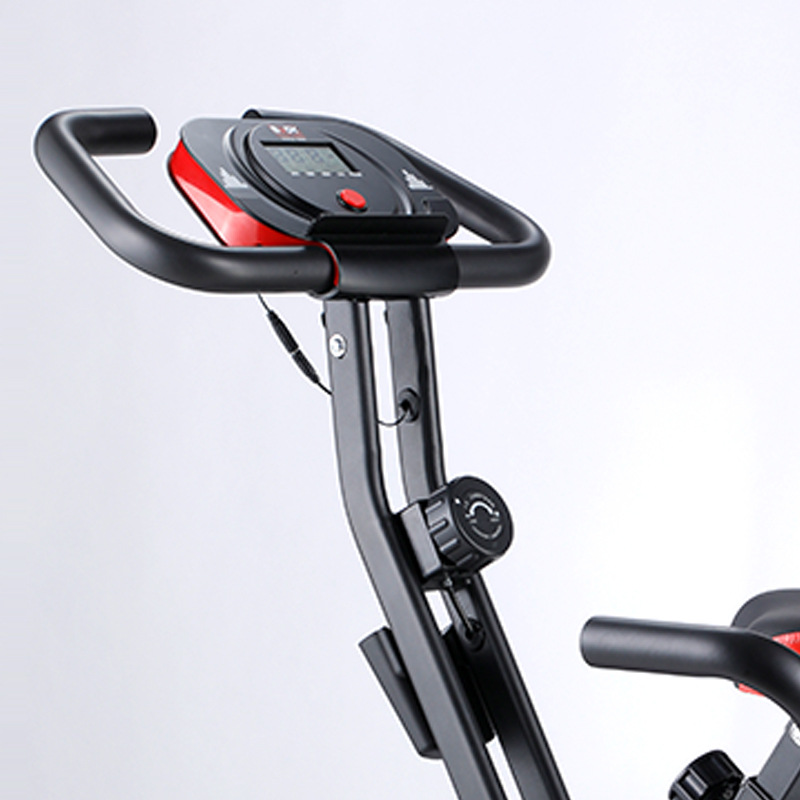 Dispositivo de fitness para interiores en el hogar, bicicleta estática, ejercicio vertical, pérdida de peso, bicicleta estática plegable multifuncional con control magnético