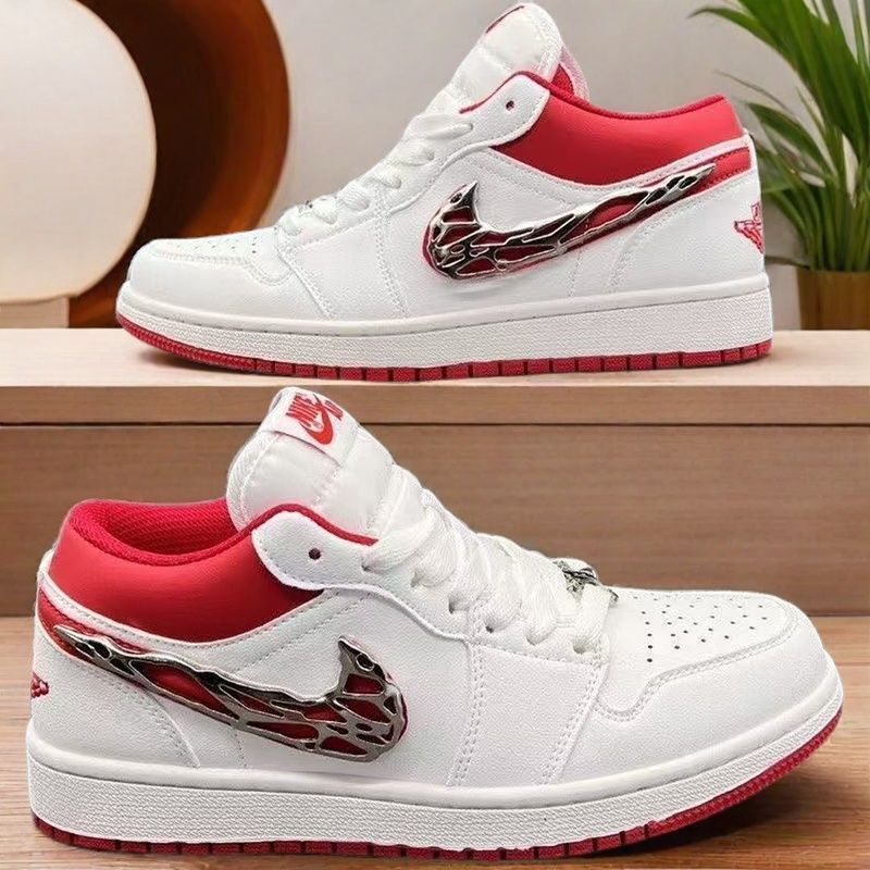 莆田純正 AJ1 ロートップアッシュバスケットボールシューズアッシュ郭アレン男性と女性のスポーツシューズクロスボーダー卸売|undefined