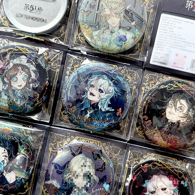 【Official】Identity V Specimen Gallery Badge Blind Box Ita Night Watch Official Merchandise Tinplate