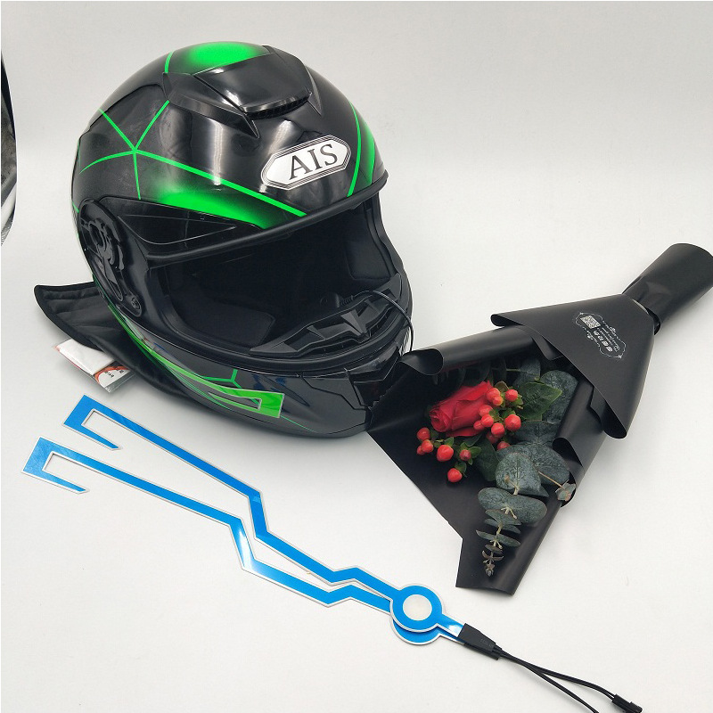 Helmet Light Bar At Night Motorcycle Seven-star Safety Light With Night Running Light