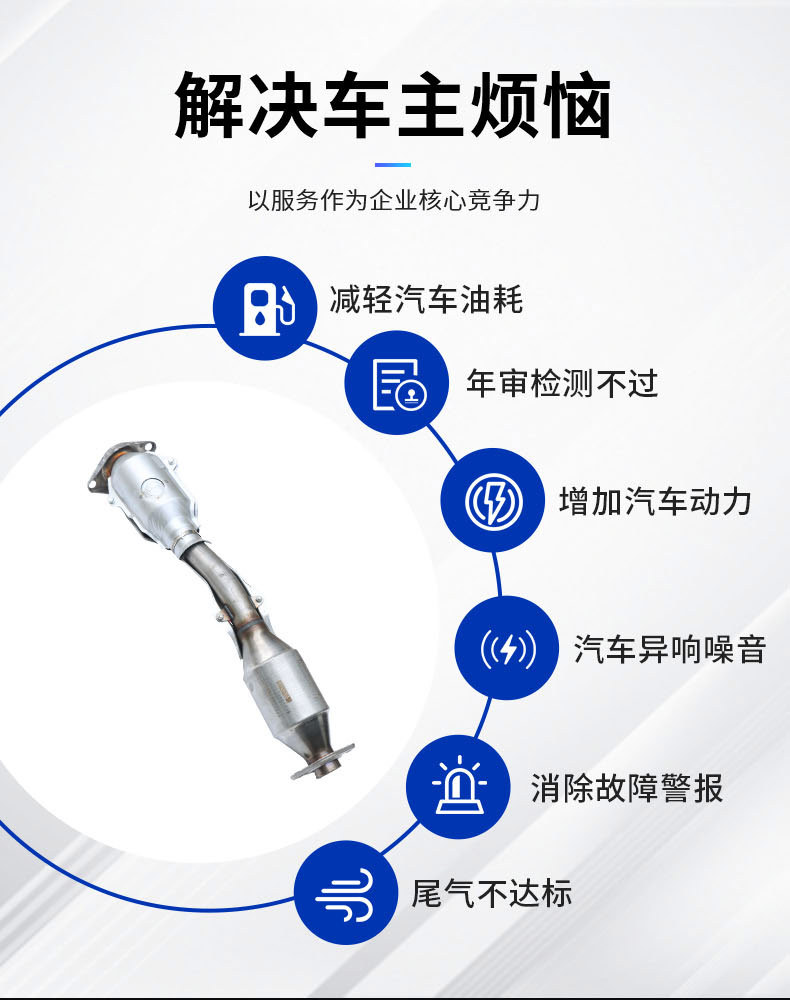 Suitable for Toyota Overbearing Cruiser Prado 2700 4000 4700 2Tr Three-Way Catalytic Assembly