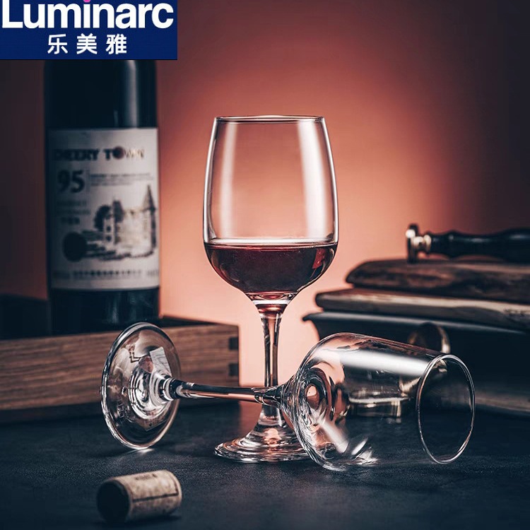 르 메이야 레드 와인 컵 레스토랑 잔 가정용 두꺼운 유리 키 큰 배 일체형 크리스탈 와인