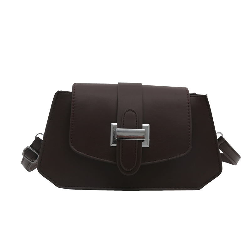 Bolso de hombro popular de este año para mujer 2024 invierno nuevo bolso de mensajero de moda estilo coreano simple bolso cuadrado pequeño de moda occidental