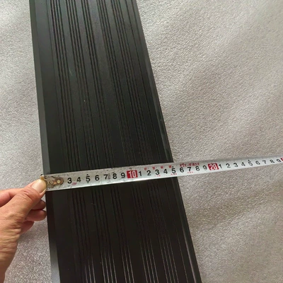 V919 rear tailgate step, aluminum: Dekorativ pedal başlıqları