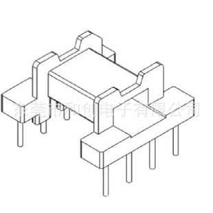 EFD15 high frequency transformer skeleton EFD15 skeleton horizontal 4+4