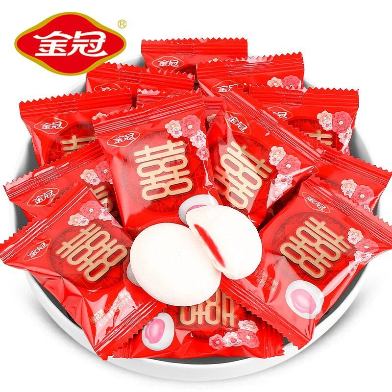 Бесплатная доставка Xu Fuji сэндвиджированная маршмеллоу фруктовый вкус пространственный роман десерт конфеты, свадебные конфеты закуски, конфеты конфеты новогодние товары оптом