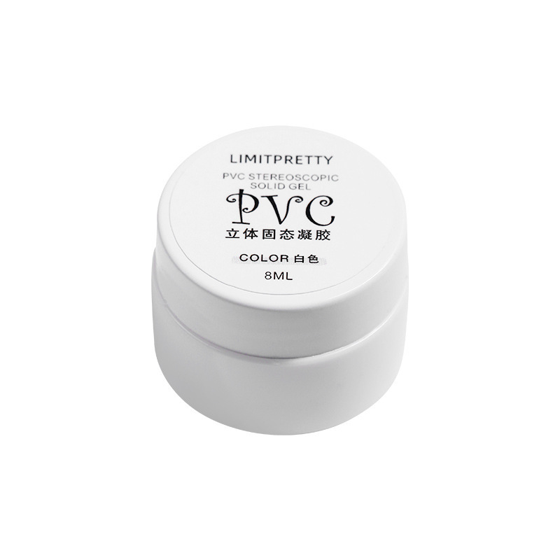 Fábrica de gel de estado sólido tridimensional 5D fondant en relieve flor PVC manicura elástica caramelo transparente fototerapia gel esmalte de uñas