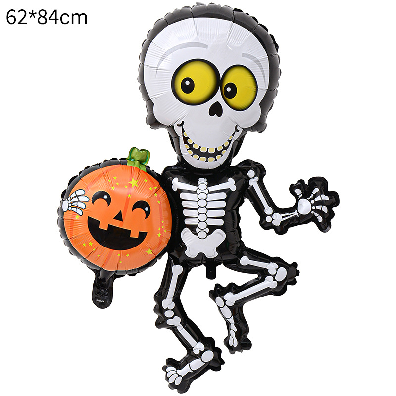 Nuevo globo de Halloween decoración de película de aluminio globo Wansheng tema fiesta diseño especial-en forma de globo de dibujos animados