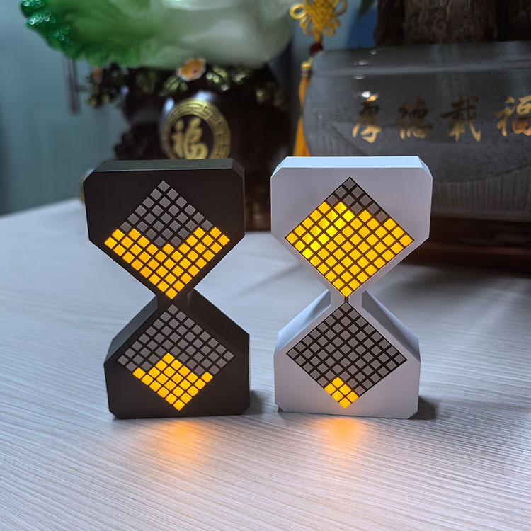 Reloj de arena electrónico LOGO transfronterizo Reloj de reloj de arena con sensor de gravedad Regalo de escritorio para niños Temporizador de reloj de arena regulable