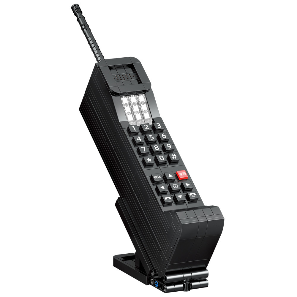 Zhe Gao lin00987 retro Hong Kong estilo Big Brother creativo montaje rompecabezas bloques de construcción regalo juguete para el novio modelo