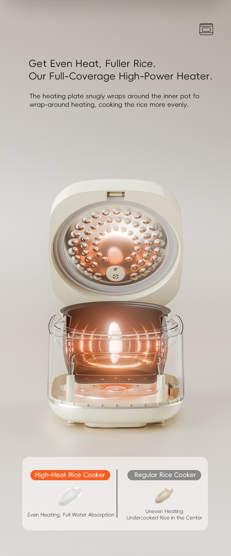 Reiskocher Cross-Border 5L Großes Fassungsvermögen Haushalts-Smart-Touchscreen Reservierung Multifunktions-Reiskocher_voghion.com