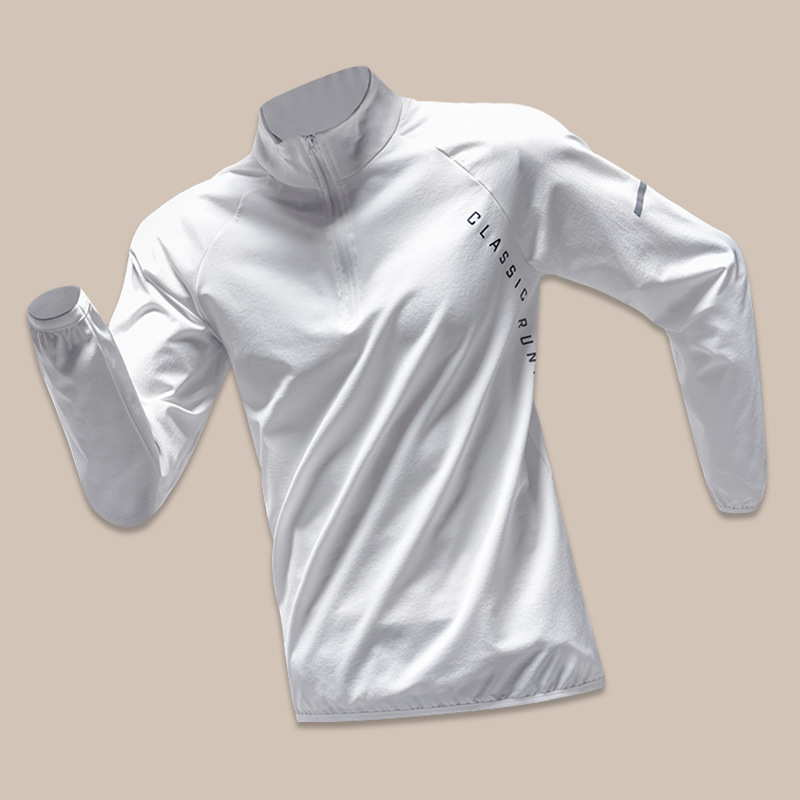 Ropa de entrenamiento de velocidad de hombre, camisetas deportivas de primavera de mangas largas, camisetas deportivas de atletismo, chaqueta de carrera, ropa de fitness