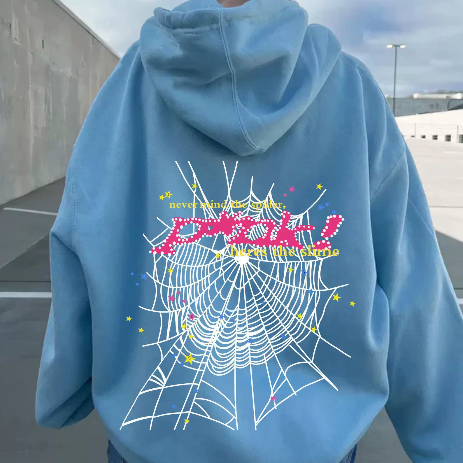 XS-5XL跨境欧美潮嘻哈歌手字母印花情侣卫衣男女连帽衫运动衫