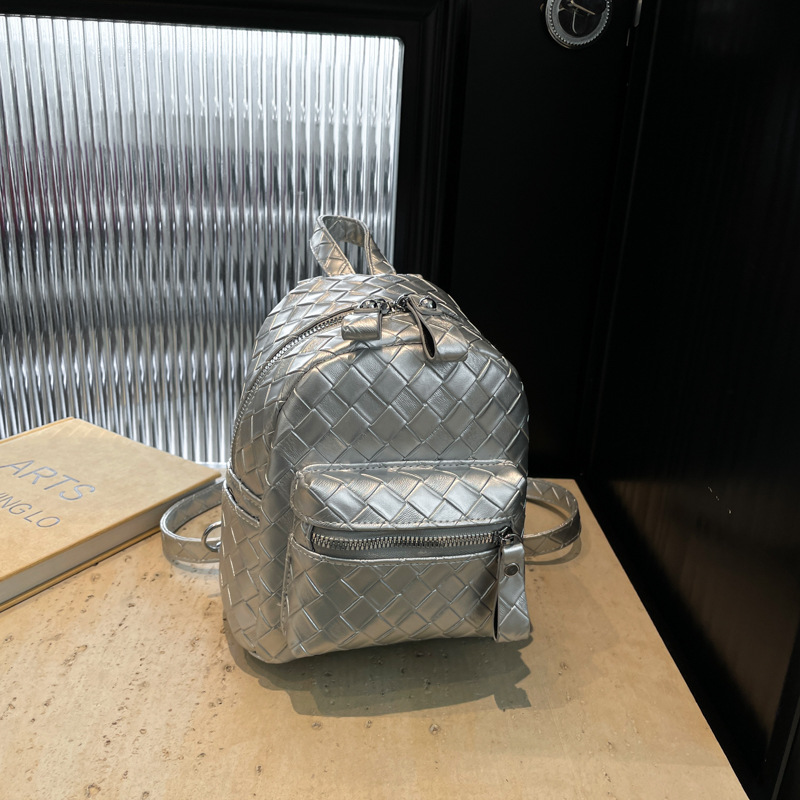 Mochila coreana de mujer simple color sólido estilo bolso de hombro rango 2025 nuevo comercio exterior mini mochila para mujeres